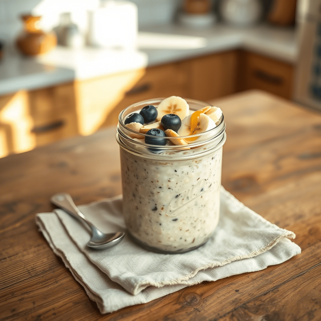 Classic Vanilla Almond Overnight Oats