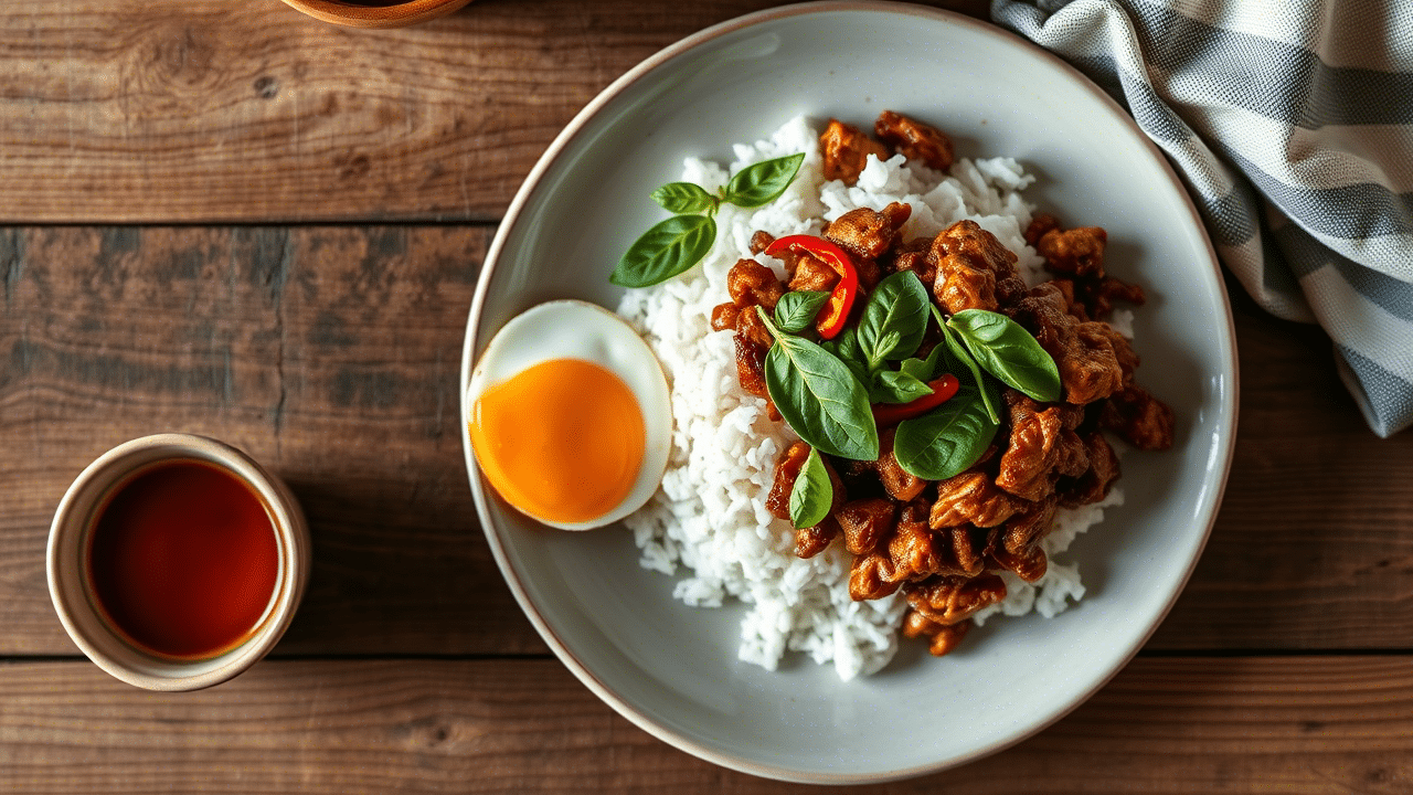Thai Basil Chicken (Pad Krakow Gai)